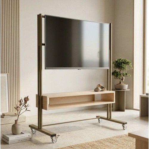 Rack TV Movil DS Home Verde Musgo - Vista 2