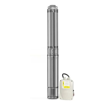 Bomba Sumergible Branx Pozo 1.5 Hp 4pulgadas 6500l/h BSM4-14 con tablero