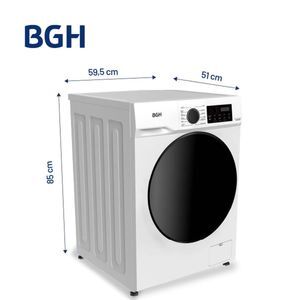 Lavarropas BGH Inverter Carga Frontal Blanco 8kg BWFE08W24AR