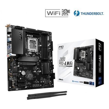 Placa Madre ASRock LGA1851 Z890 Pro-A WiFi