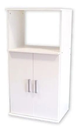 Multifuncion Microondas Melamina Platinum Blanco 2 puertas
