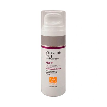 Vansame Plus + Retinol Crema Antiedad Piel Normal Mixta 50gr