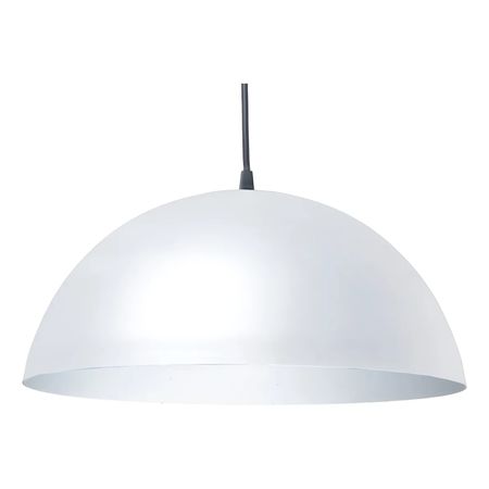 Lampara Colgante Semi Esfera 30 Cm Techo 1 Luz Bulbo E27