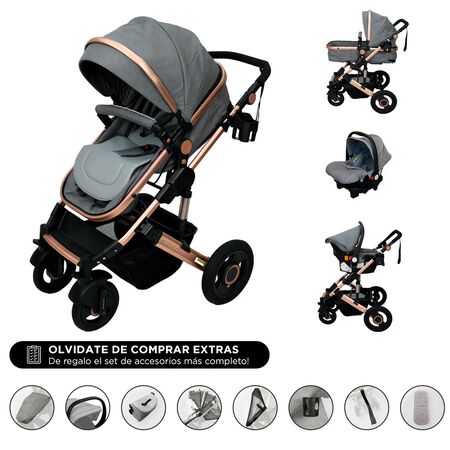 Cochecito Bebes 3 en 1 Traful Mawe by Gadnic Huevito Travel System