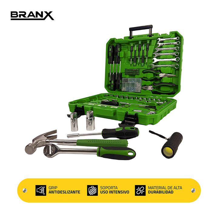 Set De Herramientas Tubos 234 Piezas Branx Crv Maletin - Vista 9