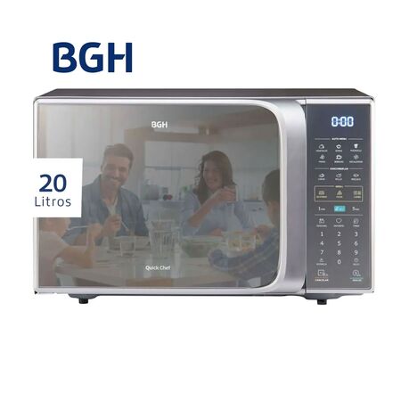 Microondas Bgh B120Ds20 Digital Eco 20L Gris
