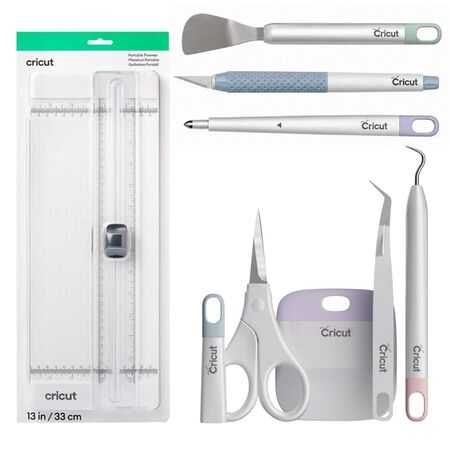 Kit de Herramientas Cricut con Guillotina, Lapiz de Marcado y Cuchillo TrueControl