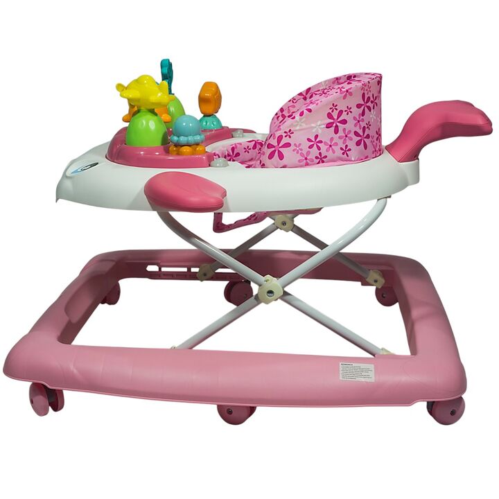 Andador con luces y sonidos Infanti Ballena Luminosa rosa - Vista 7