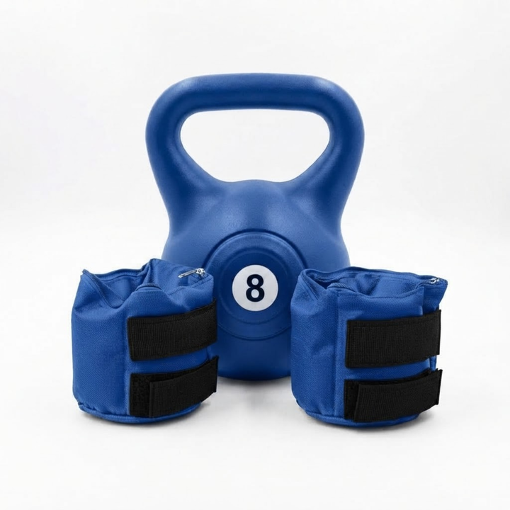 Pesa Rusa 8 Kg + Par de Tobilleras 3 Kg - Vista 1