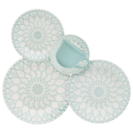 JUEGO VAJILLA X 30 PIEZAS MANDALA OXFORD