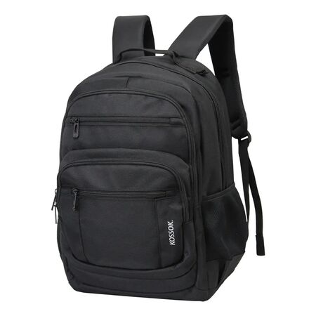 Mochila Kossok Alameda Urbana Porta Laptop Viaje Negro Liso
