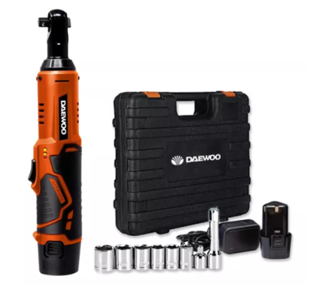 Llave Crique Inalambrica Daewoo Dwrw01 400rpm 12v + Maletin