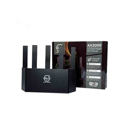 Router Wifi 6 Apolo W8 GCL Dual Band Ax3000 3 Puertos