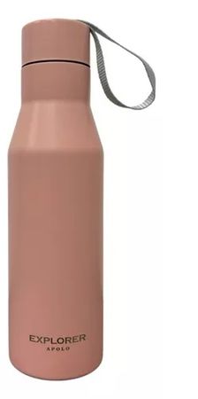 Botella Termica Deportiva De 750ml Explorer Apolo Inoxidable Rosa