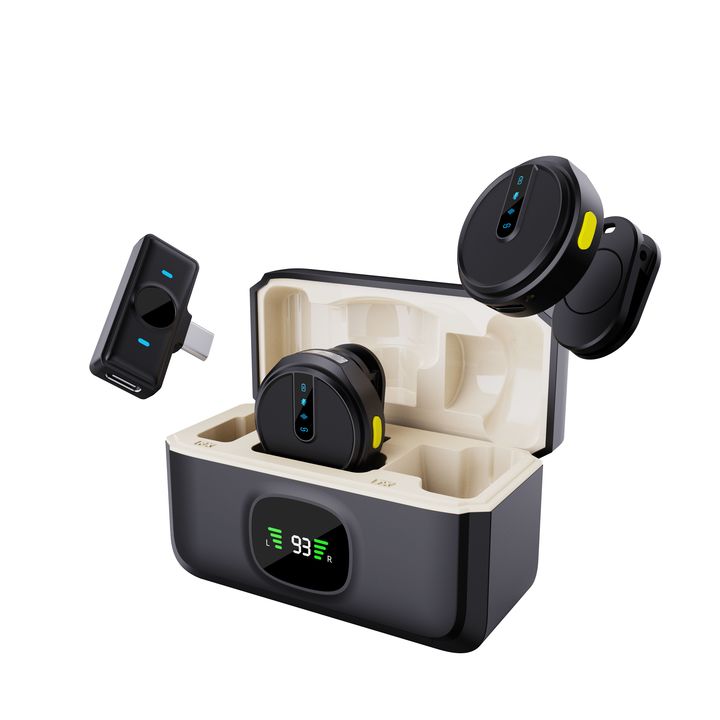 BEMBE MICROFONO CORBATERO MHE-300UL CON ESTUCHE CARGADOR - Vista 6