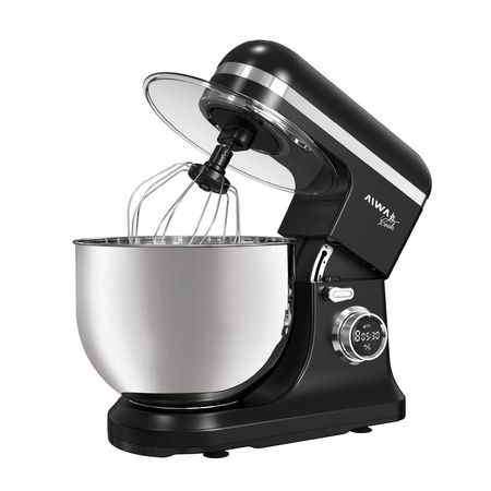 Batidora de Pie Aiwa Cook 12 Litros Digital Touch 1800W 8 Niveles de Velocidad Color Negro