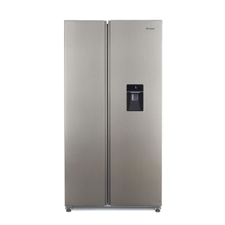 Heladera No Frost Side By Side Acero Inoxidable 518 Litros Inverter Whirlpool wrs955fwms