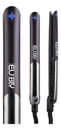 Planchita De Pelo Eurobeauty Slim Digital Led Eb-hs071 Púrpura