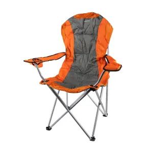 Sillón camping plegable respaldo alto Kushiro SCR01GN