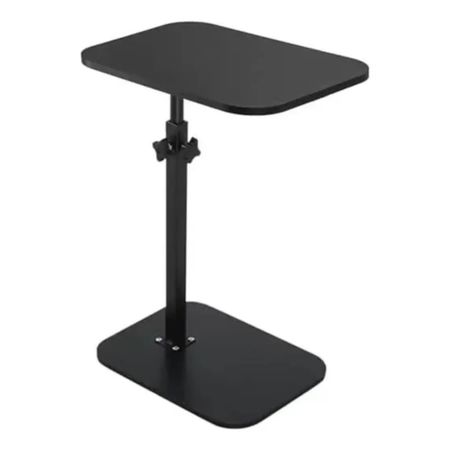 Mesa Auxiliar Bandeja Notebook Altura Variable Vivendi Negra Negro