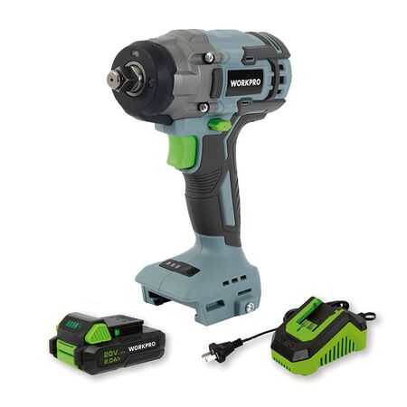 Combo Llave Impacto Brushless + Batería + Cargador WORKPRO