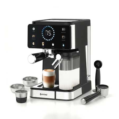 Cafetera Digital Expresso con Espumador 20Bar 1.5L comp Nespresso Suono