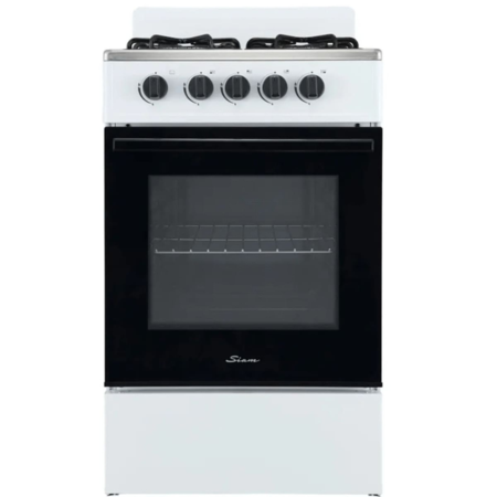 Cocina Siam Csi-Cn50B 50Cm Multigas Con Valvula De Seguridad Blanca