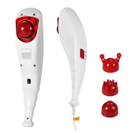 Masajeador de Mano Gadnic Corporal + 4 Cabezales Intercambiables  28W 220V