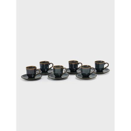 Set 6 tazas Porto Brasil Café C/plato Orgánico Avant Garde