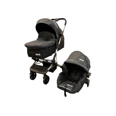 Coche De Paseo Bebesit 3 en 1 Gris Oscuro 1365TS-C