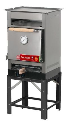 Horno Pizzero Sol Real 4 Moldes Multiple Acero Inoxidable Gn Plateado