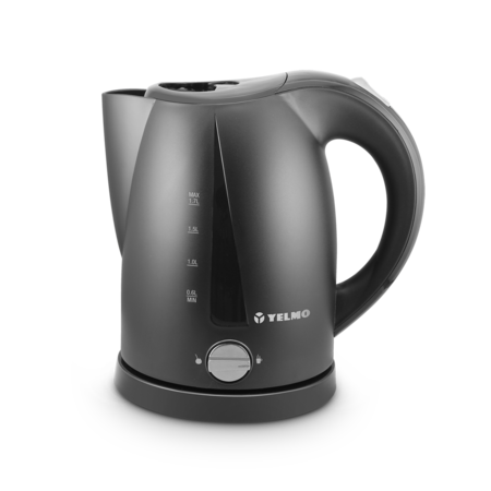Pava Eléctrica Yelmo 1,7 Lt 2200 W Corte Mate Negra Pe-3902k