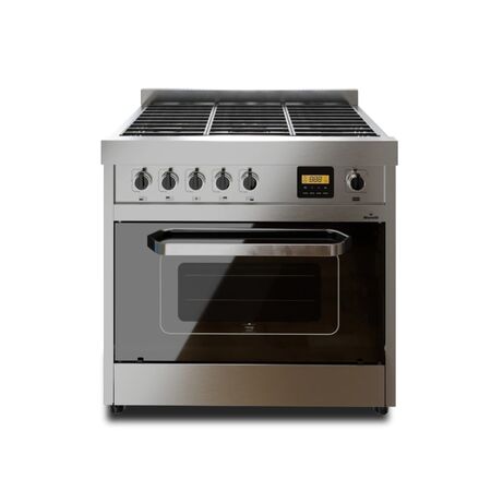 Cocina Morelli Vintage Touch 90cm Negra - Cocina a Gas