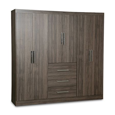 Placard Ropero de 6 Puertas 3 Cajones Reforzado Dakota Maximo Fortaleza