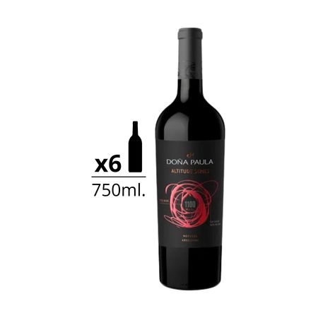 Vino Tinto Doña Paula Blend De Altura 1100 Caja x 6