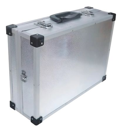 Maletín De Herramientas Profesional E148 Black Jack Aluminio Gris