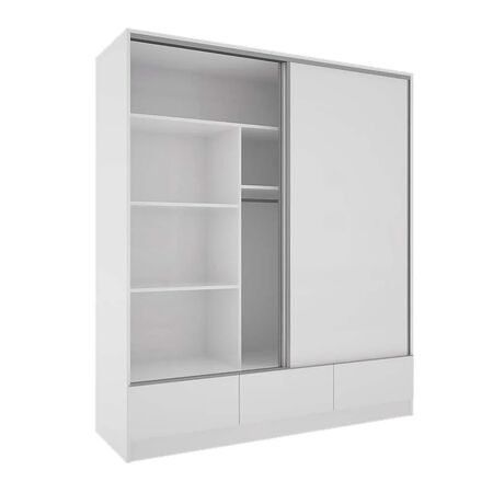 Placard Orlandi 3120 Blanco Puertas Corredizas