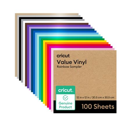Vinilo Value Cricut Arcoiris Permanente 100 Unidades 2010888