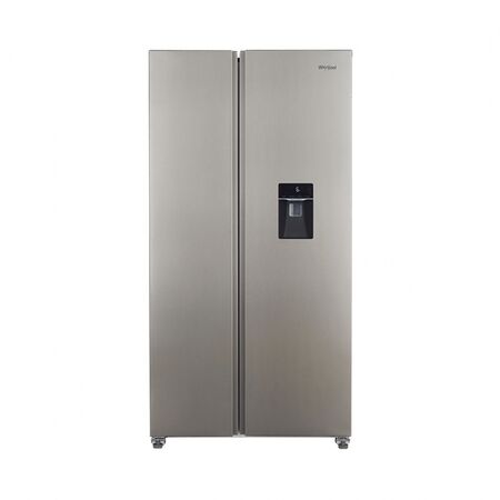 Heladera Whirlpool Side by Side 518lts Inverter Inoxidable WRS955FWMS