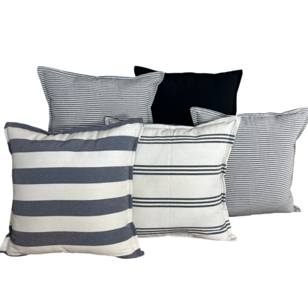 Combo 5 almohadones Tusor 50x50 -Diseño i