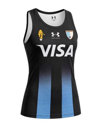 Camiseta Under Armour Leonas Away Mujer Hockey Negro