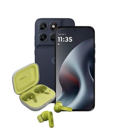 Combo Moto G Max 8+256GB Overture + Moto Buds Guitar Green Banana
