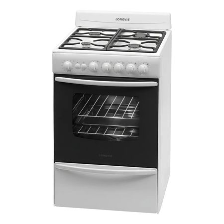 Cocina A Gas De 56cm Longvie 13501bf Blanco Tio Musa Blanco