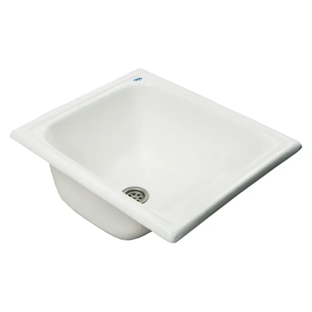 Pileta Lav PS900 40x48x27cm Apoyo BL MS MARMOL SINTETICO