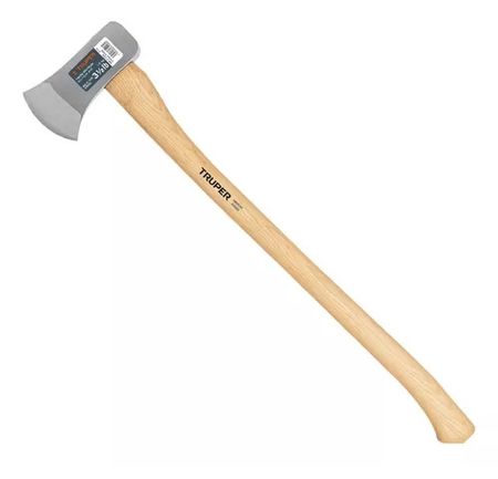 Hacha De Acero Michigan 1500 Gr Truper 14958 Madera Hickory