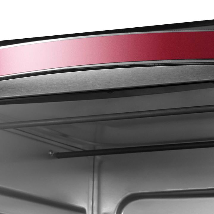 Horno Electrico GLDH82 diseño en acero inoxidable y rojo 1600 W 42 litros - Vista 2