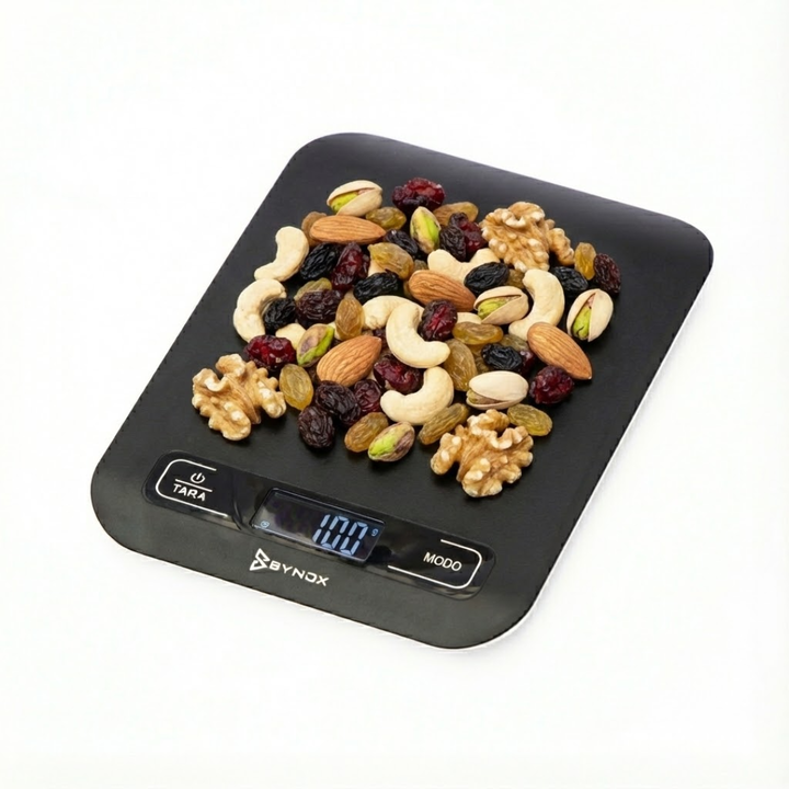 BALANZA DE COCINA DIGITAL BYNOX NEGRA HASTA 3KG CI-BLZCNP-NE - Vista 1