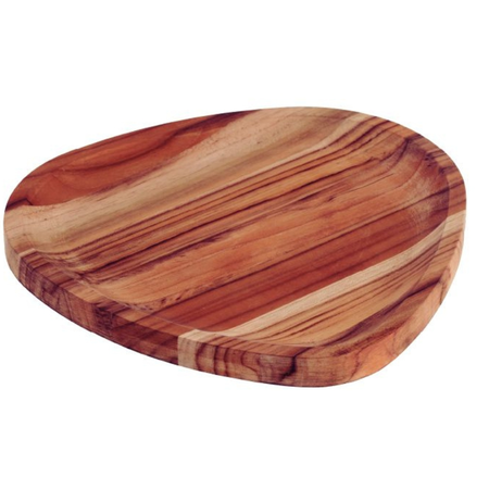 Bandeja Para Barbacoa Asado Tramontina Madera Premium 25 Cm Madera