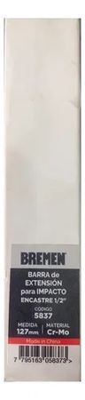 Alargue Extensión Bremen 1/2 Pulgada 127mm para Impacto