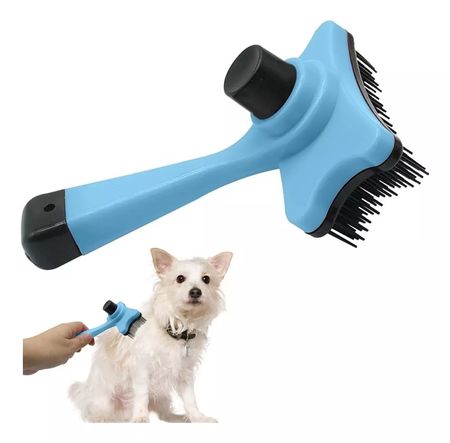 Cepillo Saca Pelo Mascota Premium Autolimpiante